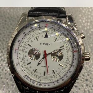 Men’s ^ Element *** Silver \  Black Watch ****